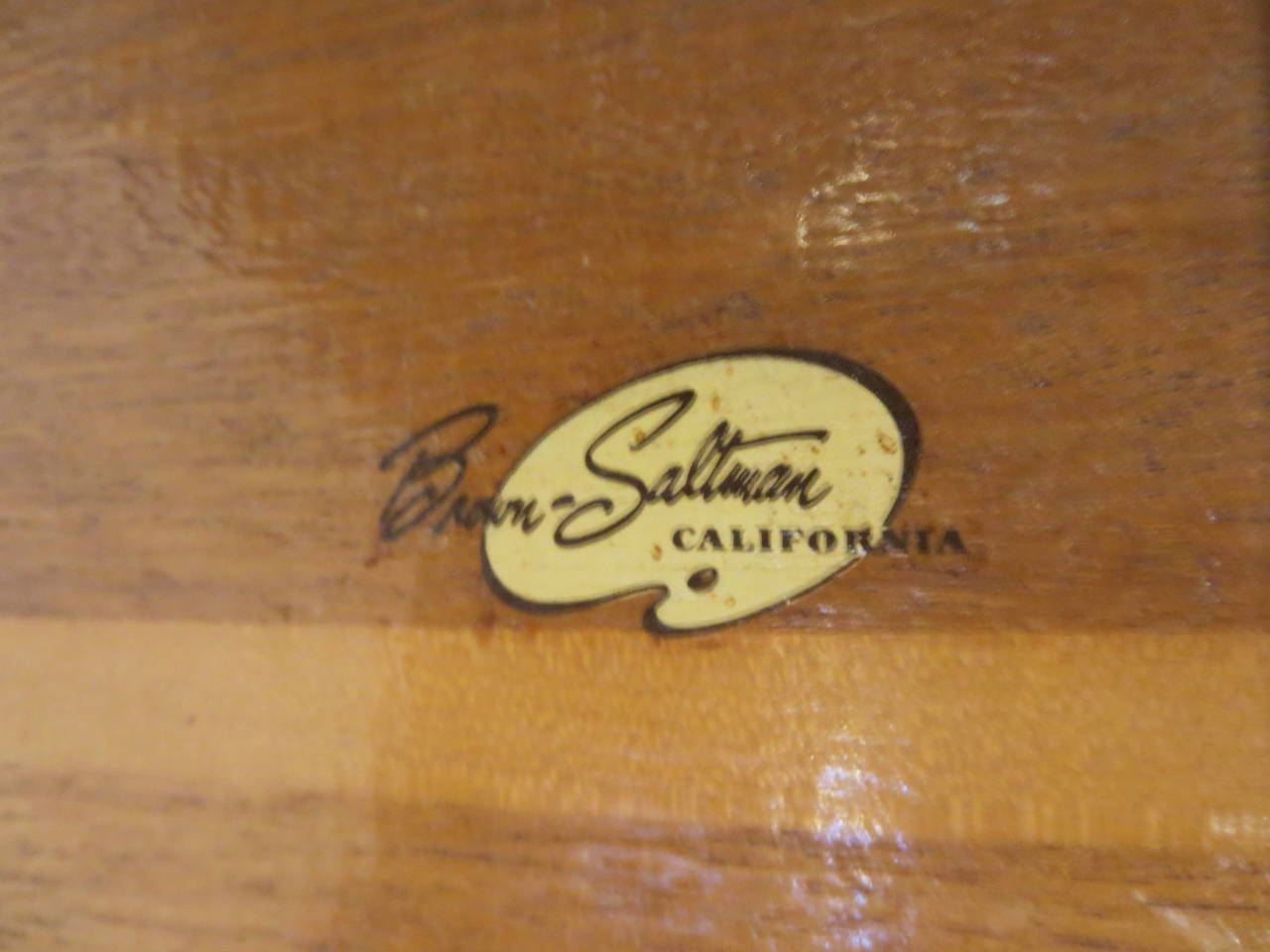 Mahogany Mid-Century Modern Rare Surfboard Coffee Table Brown Saltman by John Keal