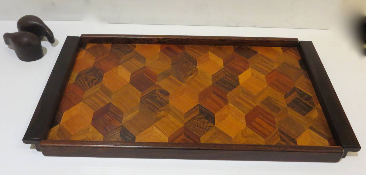 Lot of Don Shoemaker Zig Zag Tray and Salt and Pepper Shakers for Senal