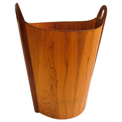 Danish Modern Rosewood Wastepaper Basket Designed by Einar Barnes Norway
