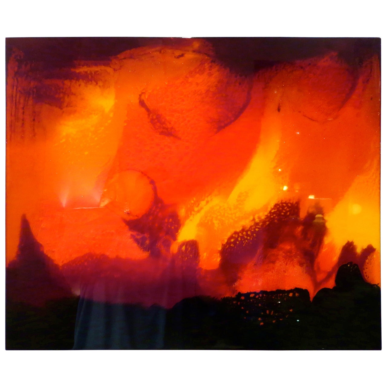 1980s Californian Artist Tom Belloni Modernist Resin Wall Hanging