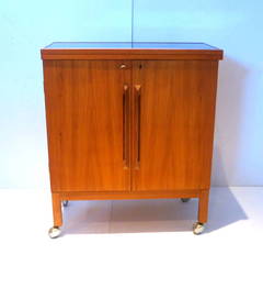 Danish Modern Rare Teak Mini Bar by Torbjørn Afdal for Bruksbo