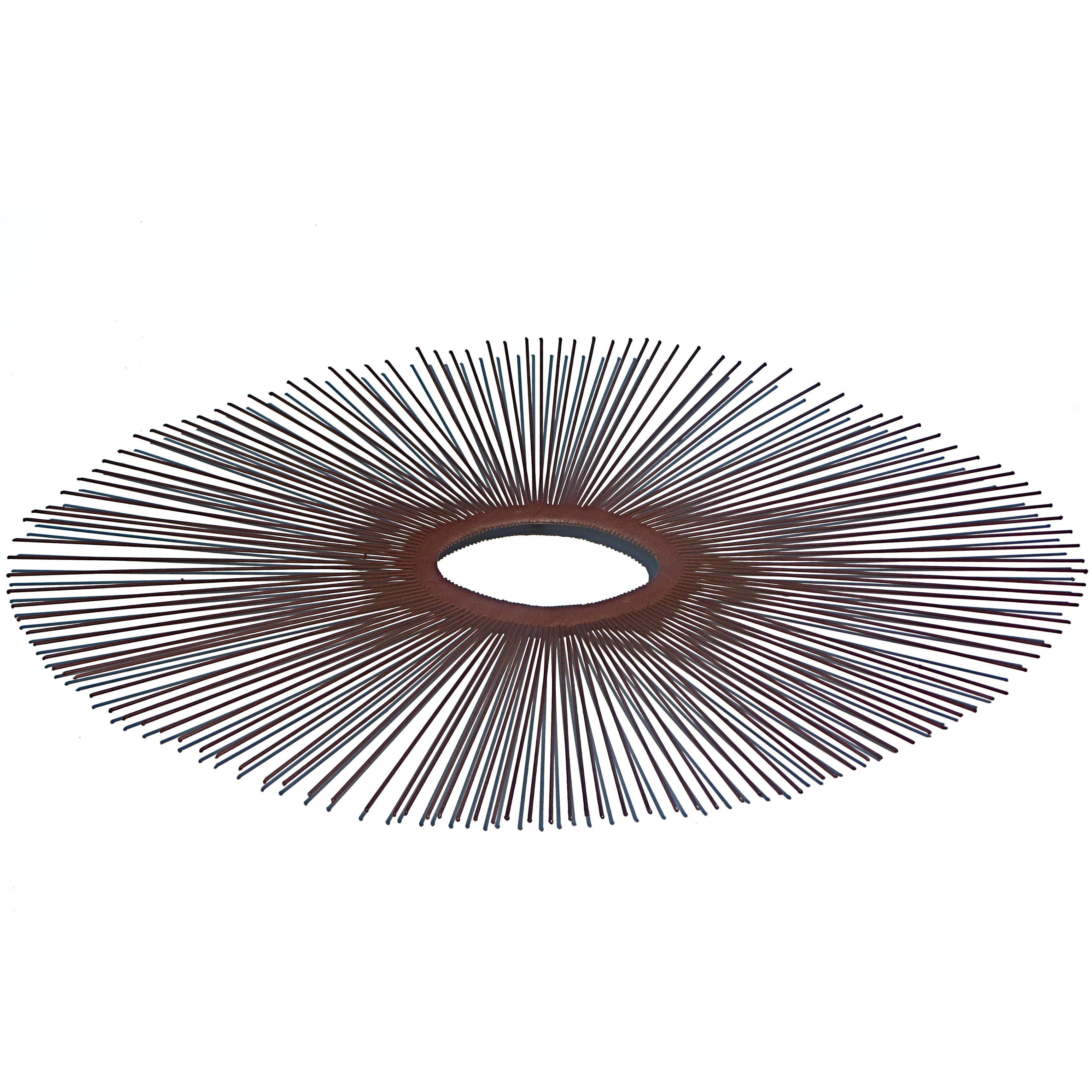 1970s Sunburst Wall Relief Metal Sculpture by Curtis Jere