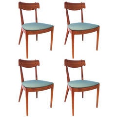 American Modern set of 4 dining chairs designed by Kipp Stewart for Drexel