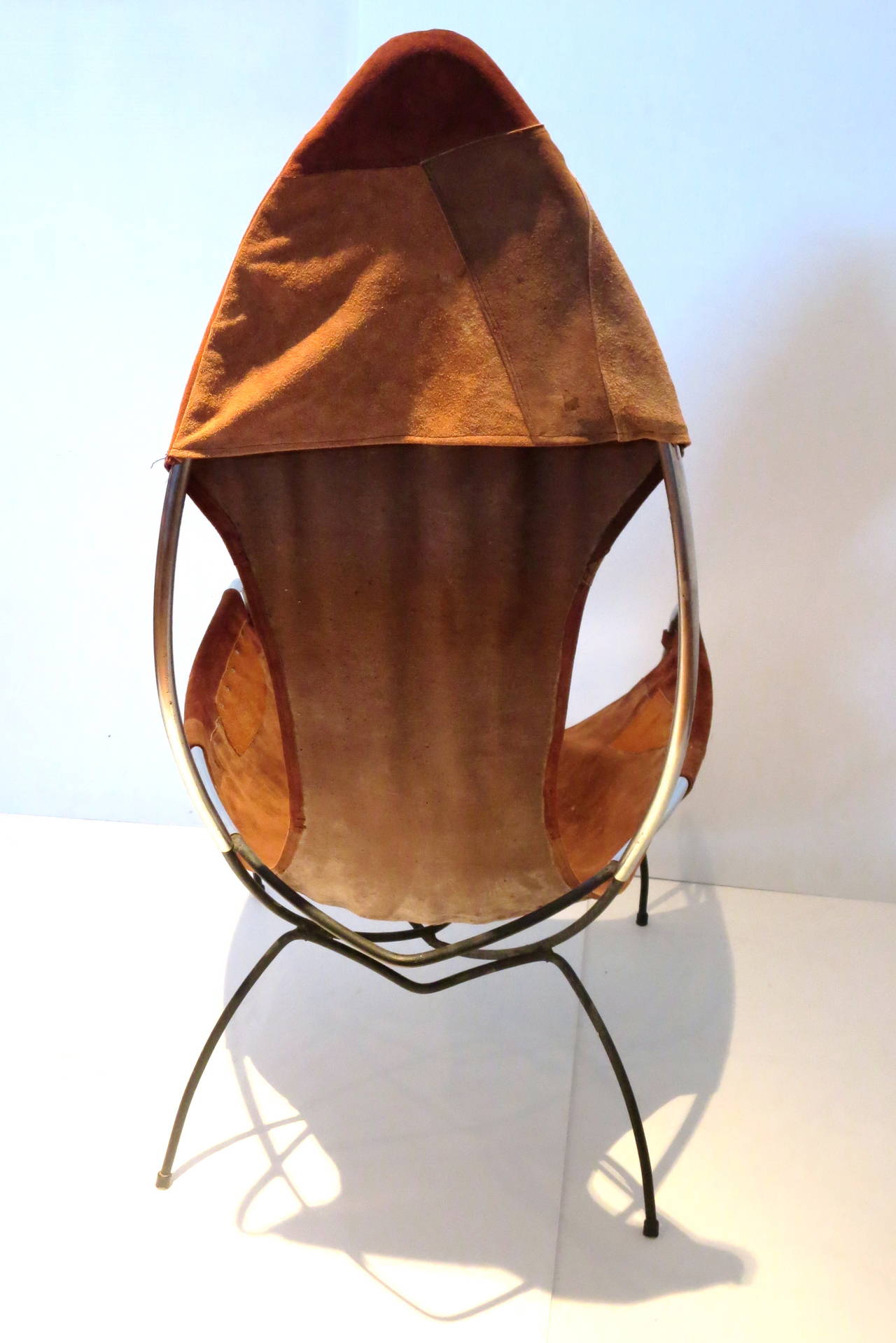 iron sling chair
