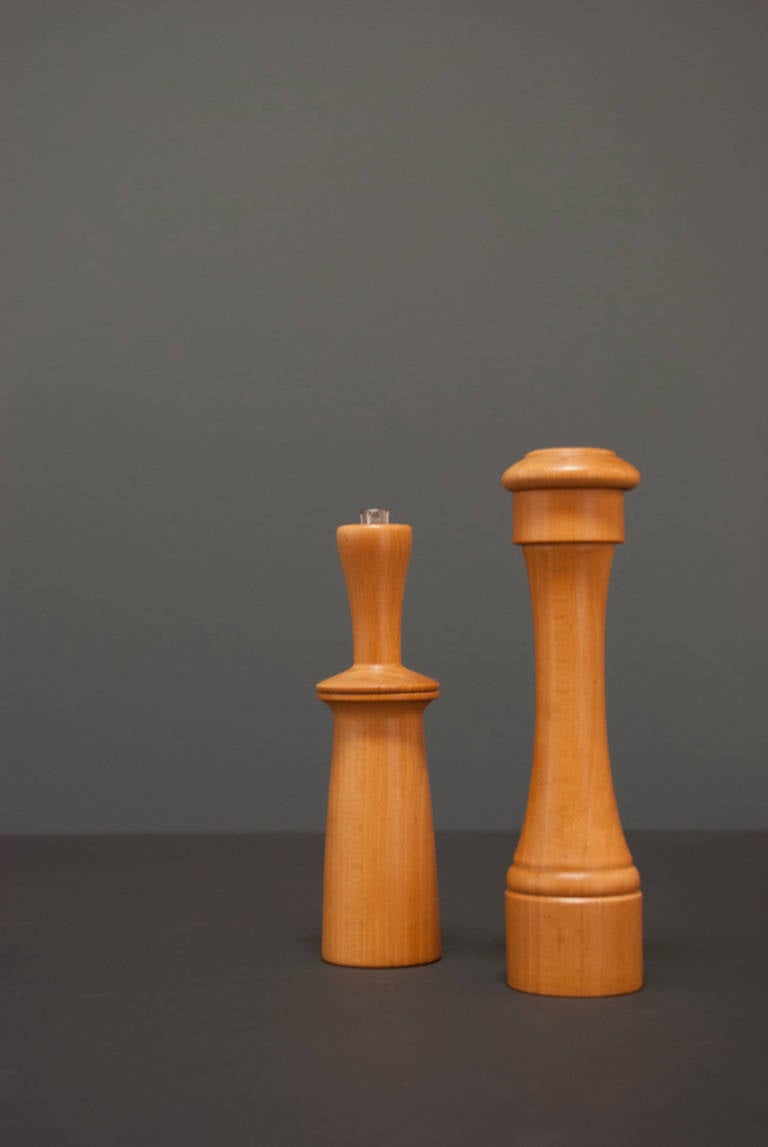 Mid-Century Modern Salt and Pepper Shaker by Peugeot