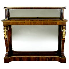 Antique Regency Period Rosewood & Gilt mounted Console Table