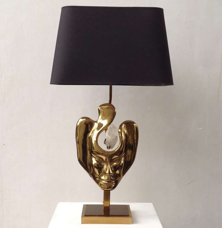 Mid-Century Modern Bronze Table Lamp