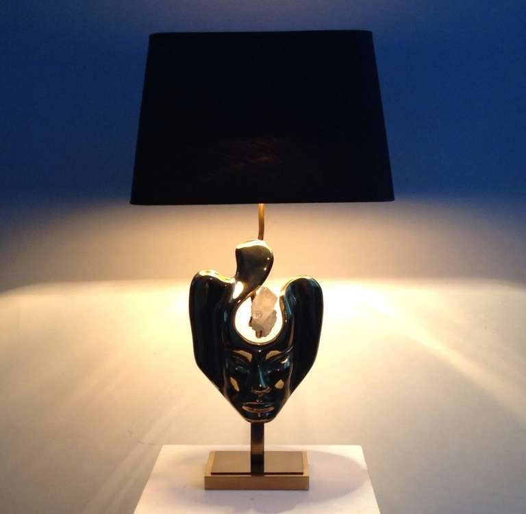 Bronze Table Lamp In Excellent Condition In Brussels, BE