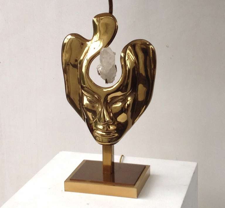 Mid-20th Century Bronze Table Lamp