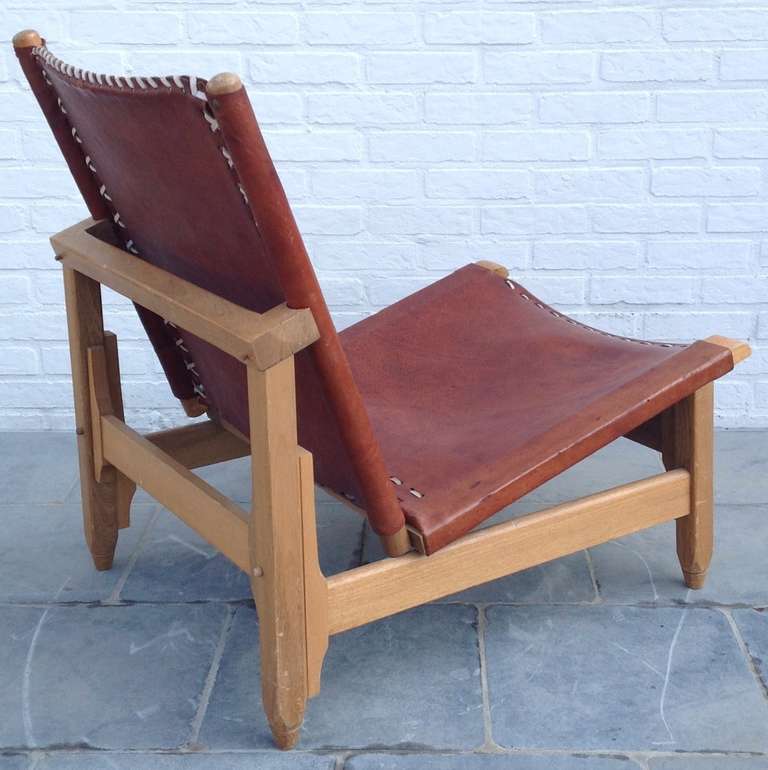 Lounge Chair in 1960s Congo Style, 1960 In Good Condition In Brussels, BE