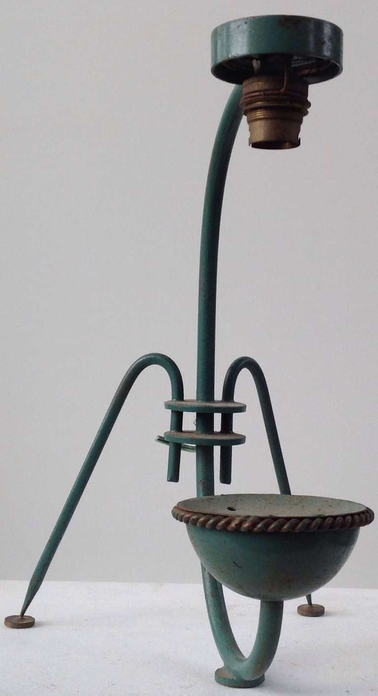 Strange Table Lamp, In Original Condition, Anno 1950 1