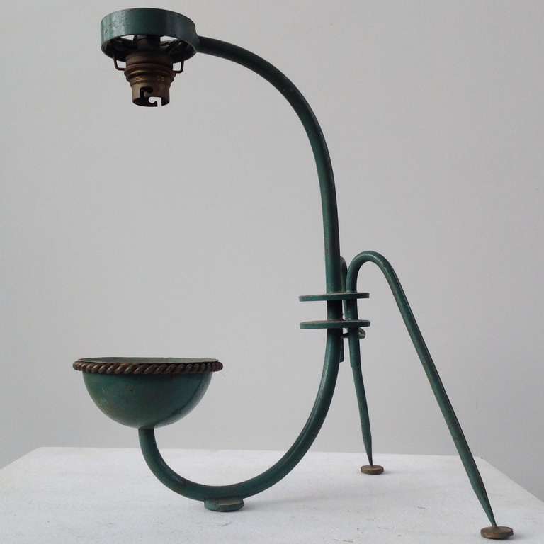 Strange Table Lamp, In Original Condition, Anno 1950 2