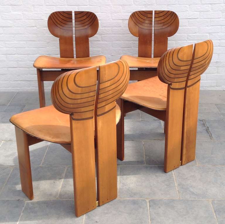 Italian Dining Suite, Designed by Afra & Tobia Scarpa, Handmade by 