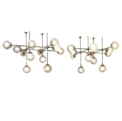 2 Peter Rockel Module Lights Fixture From The Palace Of Republic, East Berlin