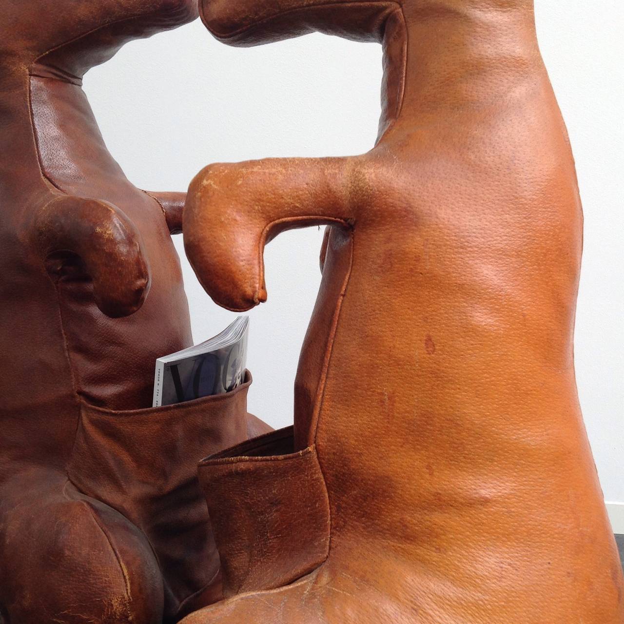 Mid-Century Modern Two Dimitri Omersa Kangaroos, Magazine Holders, England 1960 For Sale