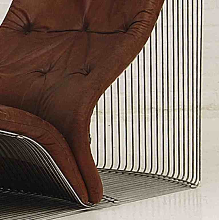 A Pantonova (series 100) chaises longue, model 125T and stool, model 125S. Design by 