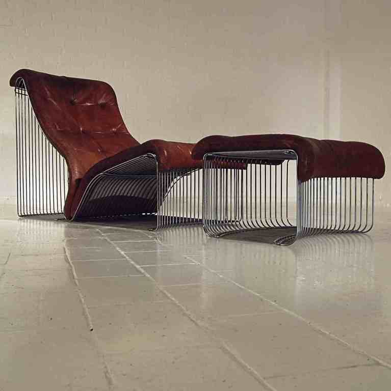 Chaise Longue And Stool, Design 
