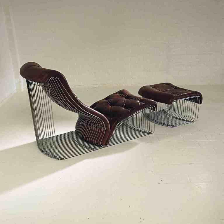 Chaise Longue And Stool, Design 