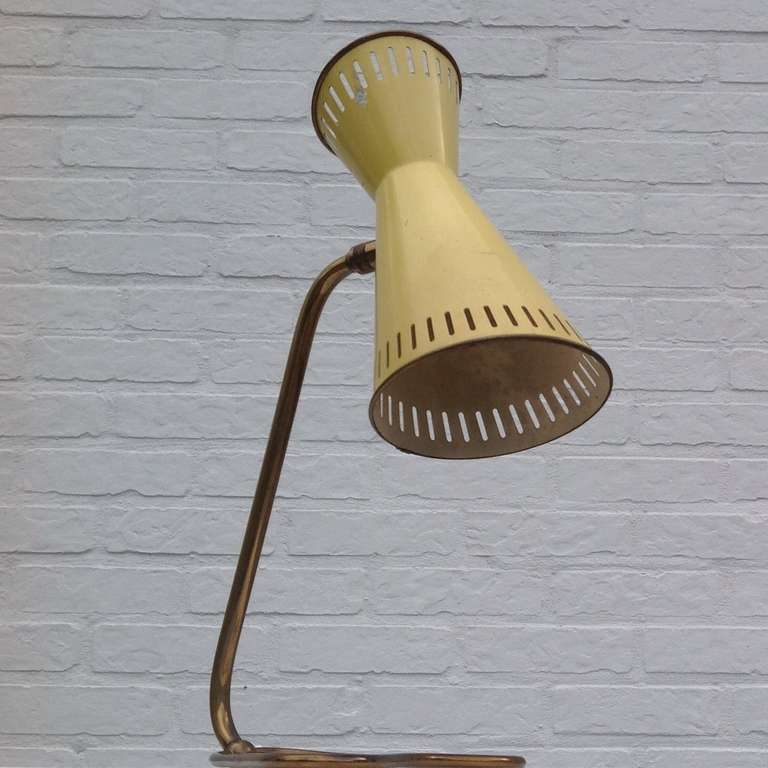 Very Nice 1950s Desk Lamp in Good Original Condition In Good Condition For Sale In Brussels, BE