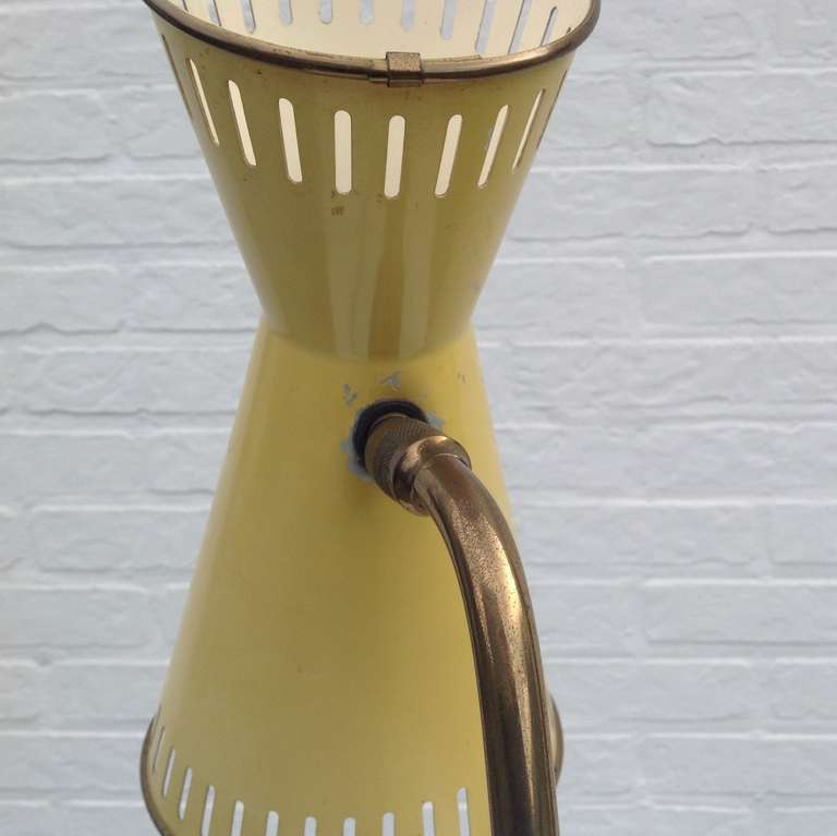 Aluminum Very Nice 1950s Desk Lamp in Good Original Condition For Sale