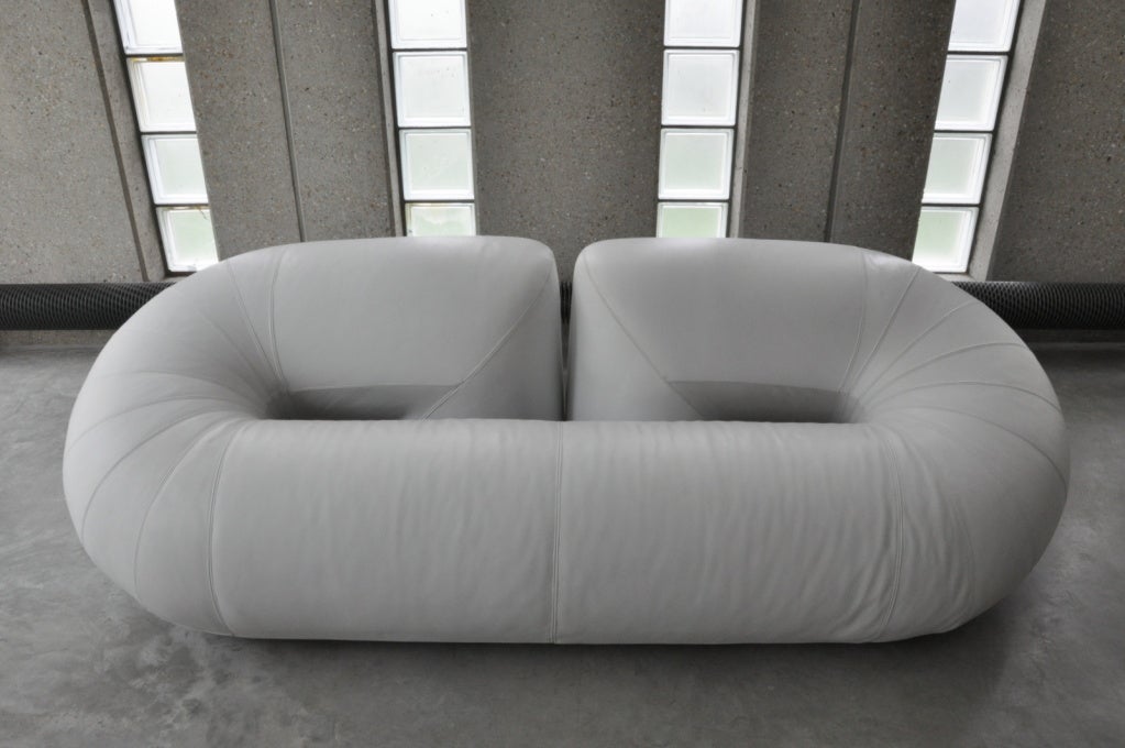 Zeppelin Sofa Designed by Walter Leeman for Velda, Belgium In Excellent Condition For Sale In Brussels, BE