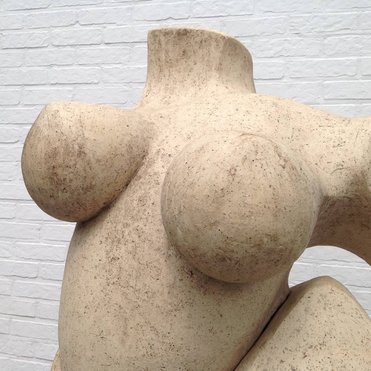 Very Large Ceramic Sculpture, Belgian Artist, 1970 In Excellent Condition For Sale In Brussels, BE