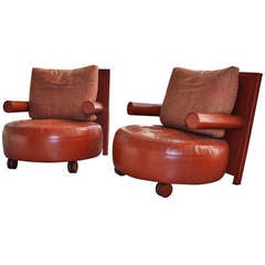 3 Beautiful armchairs, design Antonio Citterio, for B&B Italia, price = for 1chair