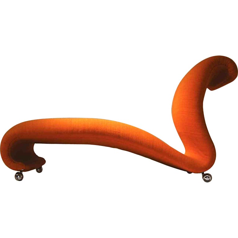 Chaise Longue Designed by Verner Panton for Storz & Palmer For Sale