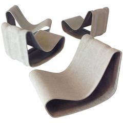 Mini Loop Chair, Original Made in Limited Edition of 15 Pcs, Designer Willy Guhl