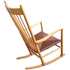 Hans Wegner J16 Rocking Chair for FDB Mobler Denmark Anno 1964