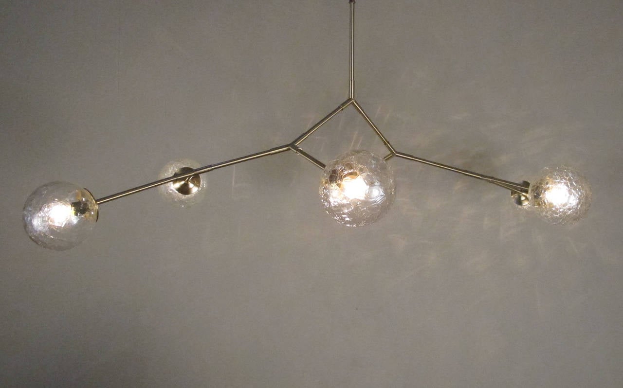 Vintage Glass Fixture at 1stDibs
