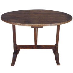 19th C French Wine Tasting Table