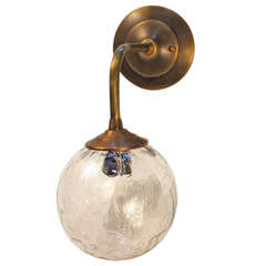 Vintage Glass Sconce 4