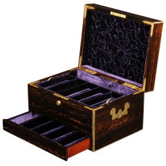 Antique Jewelry Box in Coromandel by Leuchars