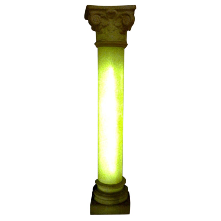 Sculptural Bright Column on 1970