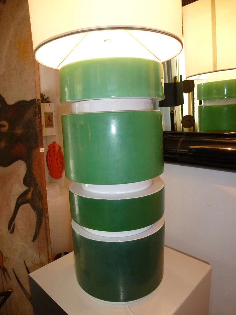 Mid-Century Modern A Big Totem Lamp by Silvio Piano For Sale