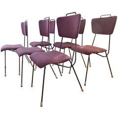 A Set of Six Chairs 1950's