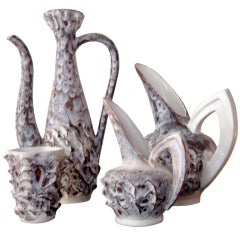 Set of Four ceramics Vallauris