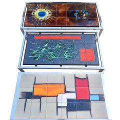 Set Of 3 Coffee Tables Belarti 1970