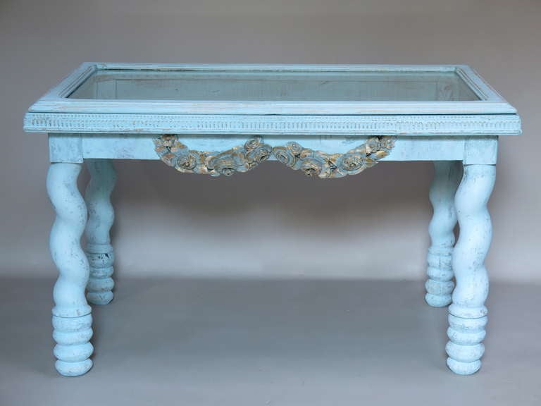 French Charming and Unusual Display Table, France, 19th Century For Sale