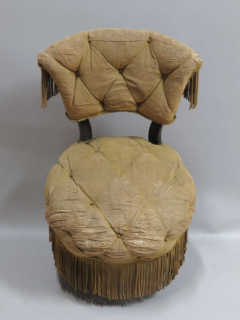 Pair of Napoleon III Slipper Chairs - France, 19th Century 3