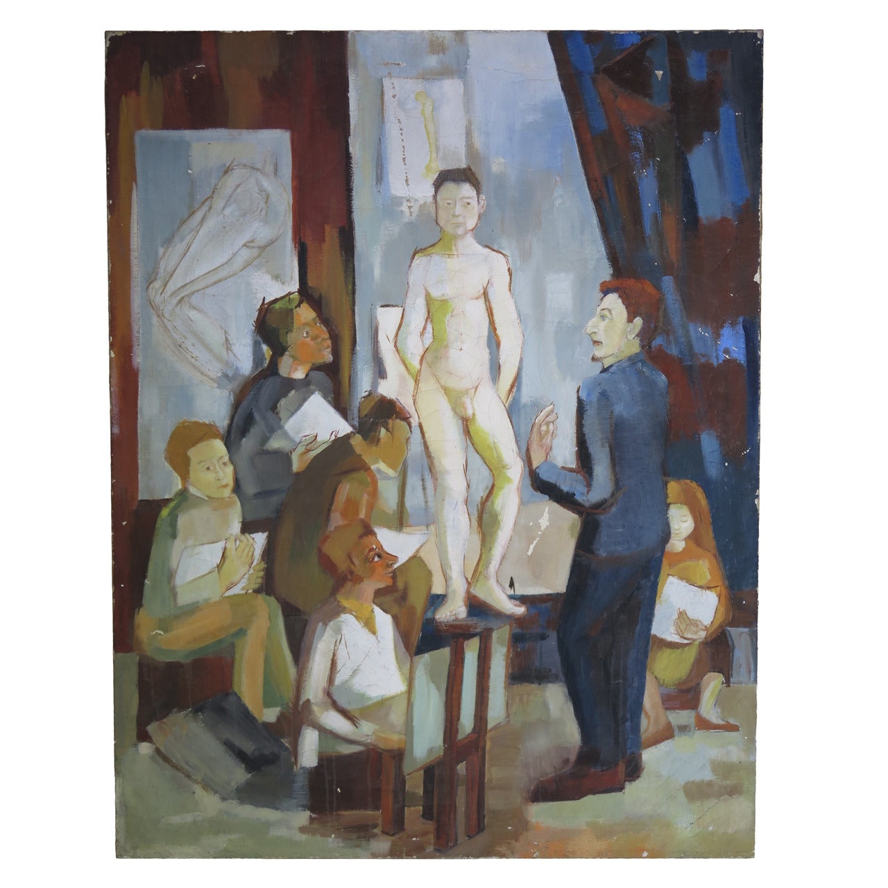 Pittura di una classe d'arte, Europa XX secolo