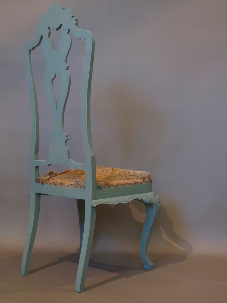 Satz von 6 Barock-Rokoko-Stühlen – Frankreich, ca. 1950er Jahre im Zustand „Hervorragend“ in Isle Sur La Sorgue, Vaucluse