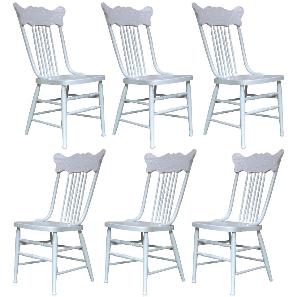 Set of 6 Dining Chairs - France, Circa 1920s