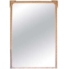 Gigantic Mirror with Molded Plaster Frame, France, 19th Century 10