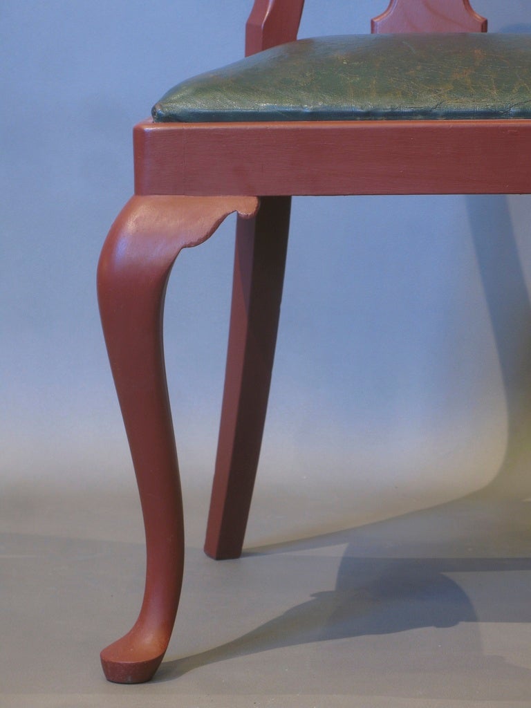 Ensemble de 6 chaises de style Queen Anne en vente 1