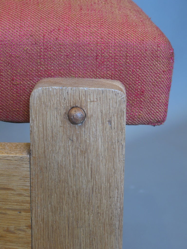 Mid-20th Century Set of 4 Mid-Century Dining Chairs by Guillerme et Chambron
