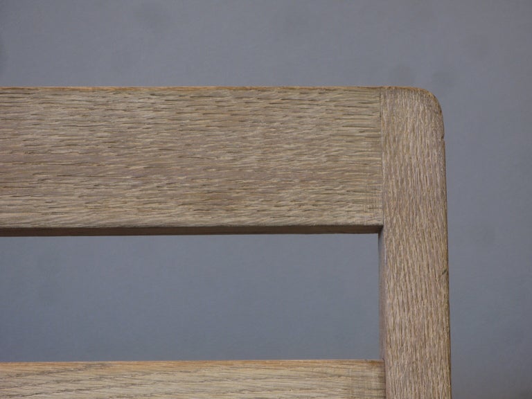 Set of 6 Oak Dining Chairs 3
