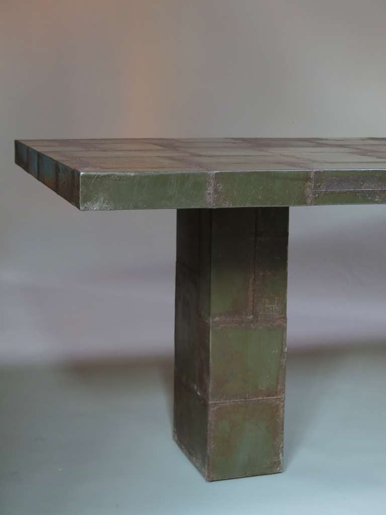 Large Rectangular Metal Table - France, Contemporary For Sale 1