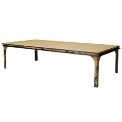 Used Large Iron & Stone Coffee Table - France, 1950s